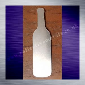 Laser Cut Wine Bottle